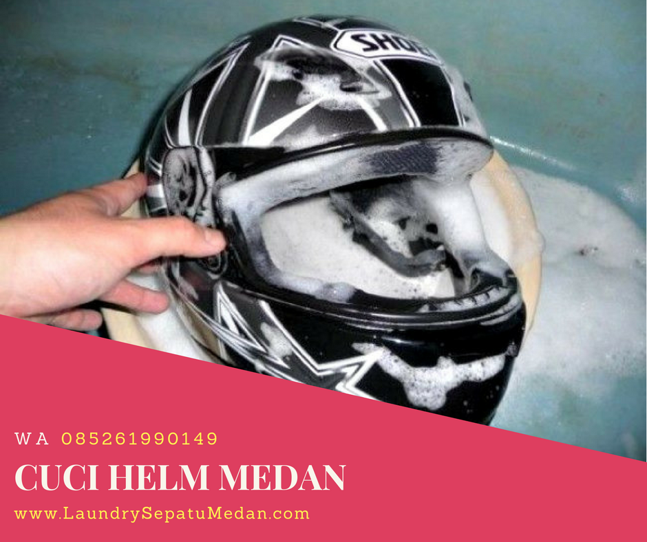 Tempat Cuci Helm di Medan